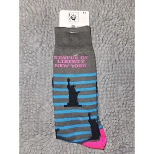Socks from‎ Statue of Liberty Museum Store /Ellis Island~ Sz LG Liberty Stripe